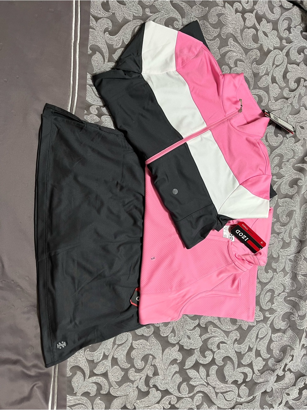 Women’s Pink and Grey Athletic Set